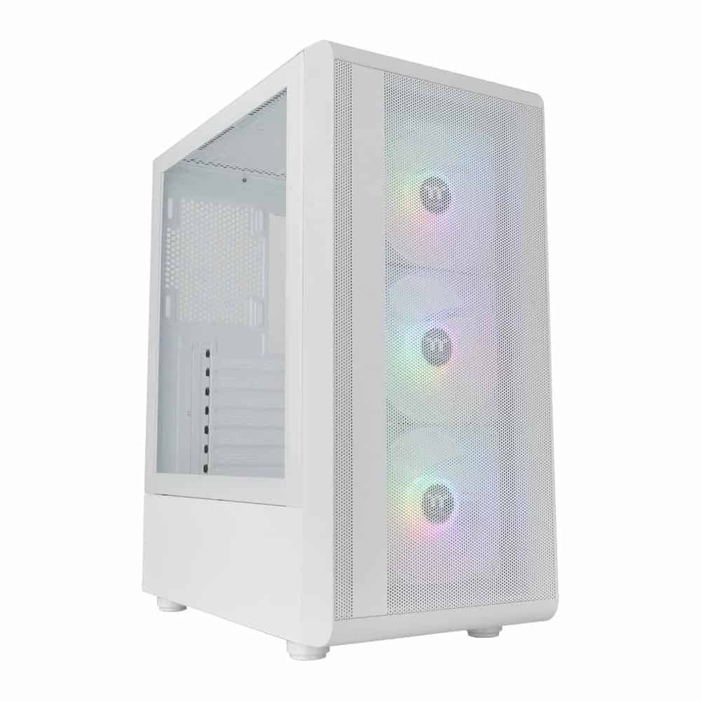 Thermaltake S200 TG Tempered Glass ARGB Snow Edition Mid Tower PC Case